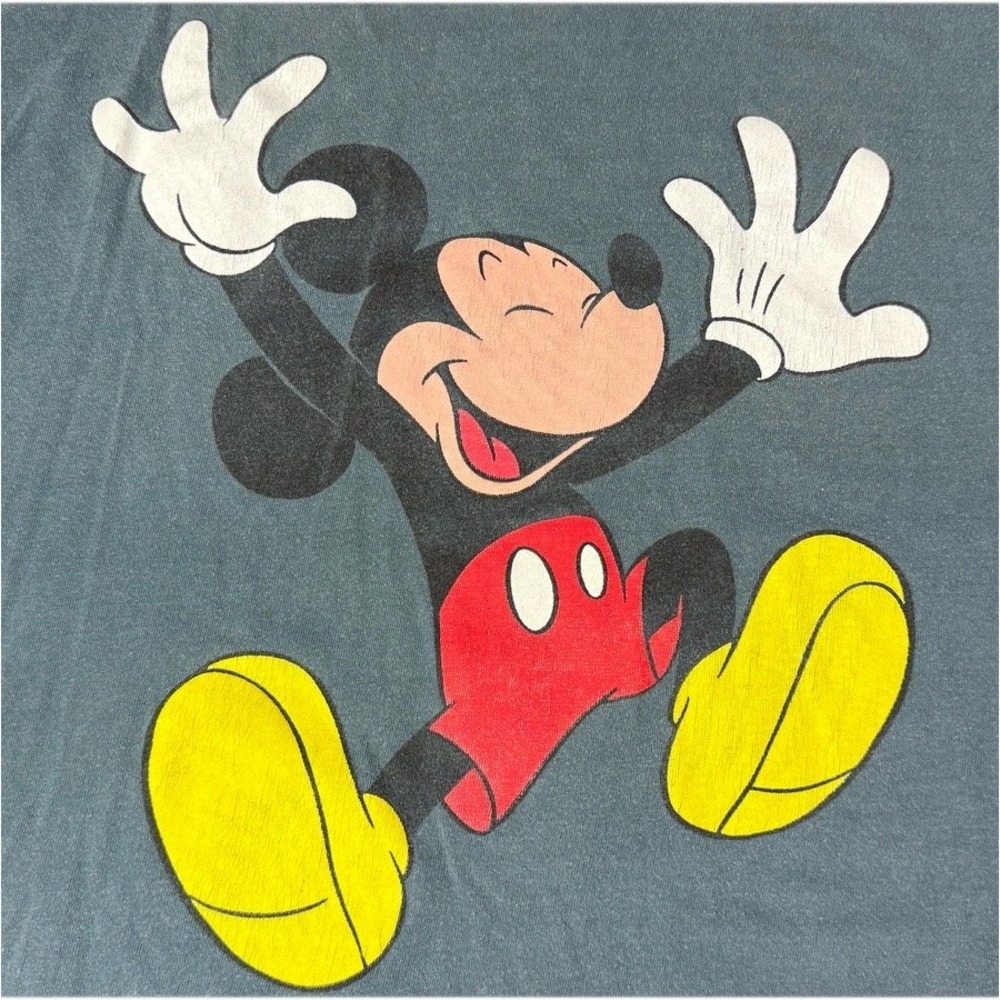 Vtg Disney T Shirt Mens L Mickey Unlimited Mouse Faded Fader Single Stitch 1n - Picture 3 of 8